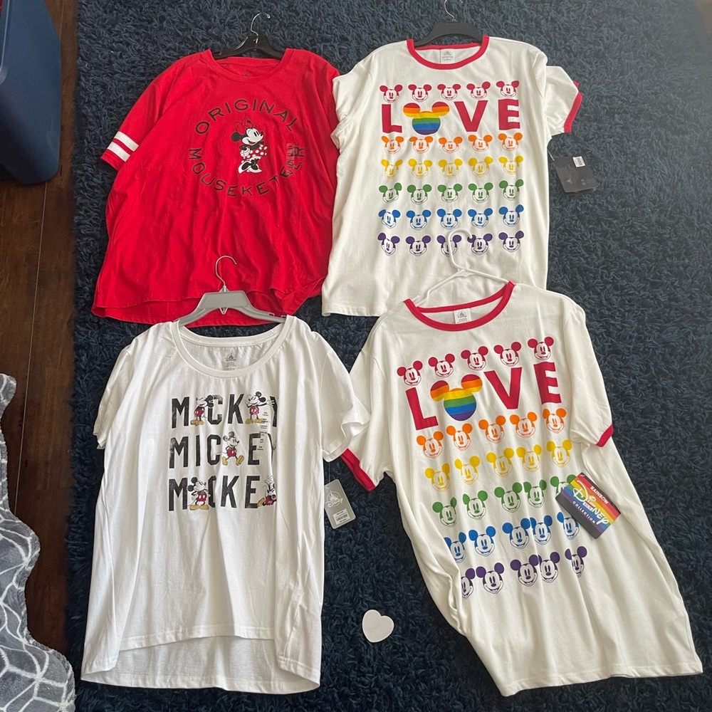 Official Disney park Womens T-shirts BUNDLE TAKE ALL for $50